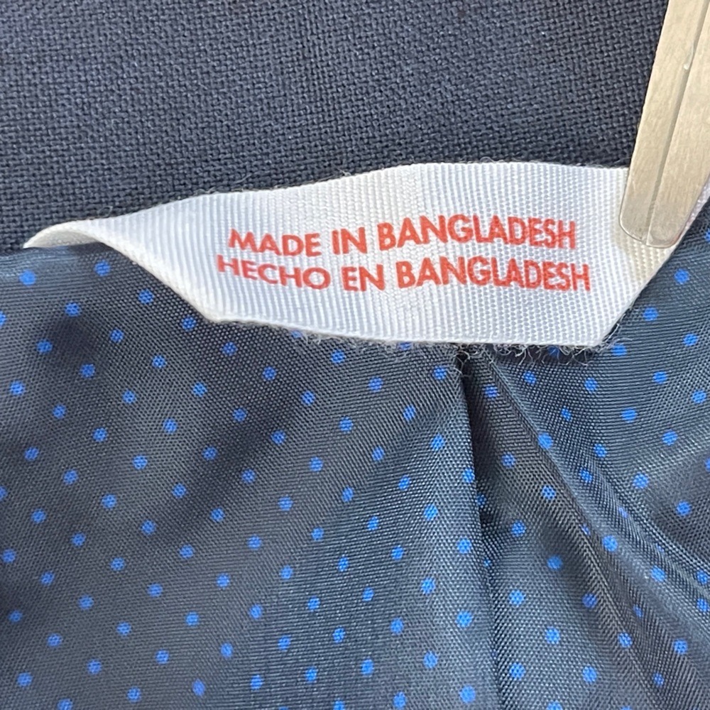 NWT Cat & Jack Suit Jacket Navy Blue Boys Sz 7 Sport Coat Blazer - Picture 5 of 6